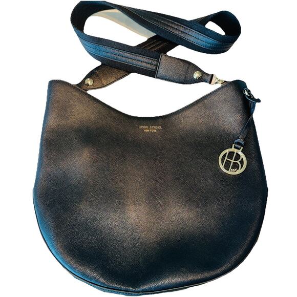Henri Bendel Hobo Bags for Women for sale | eBay CLASSY Henri Bendel West 57th Hobo Crossbody Bag Handbag Black Epi Leather 14\